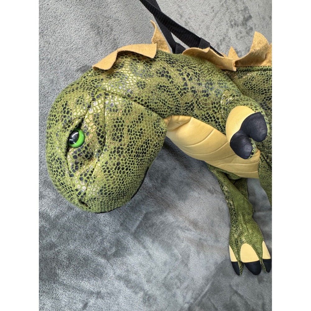 Dinosaur Plush Halloween Costume Green Novelty Kids Wearable
